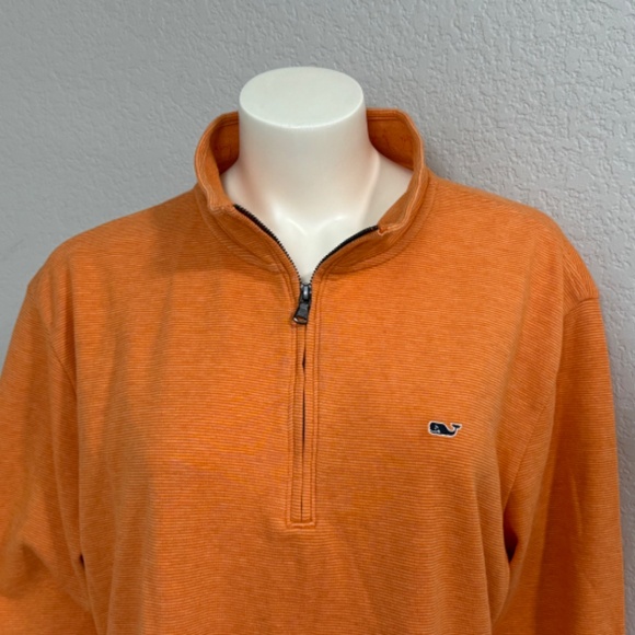 Vineyard Vines Orange Pullover - Picture 2 of 8